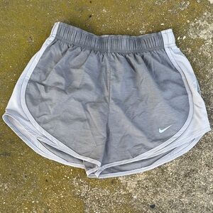 NWT! Nike Women's Light Gray Athletic Running Shorts